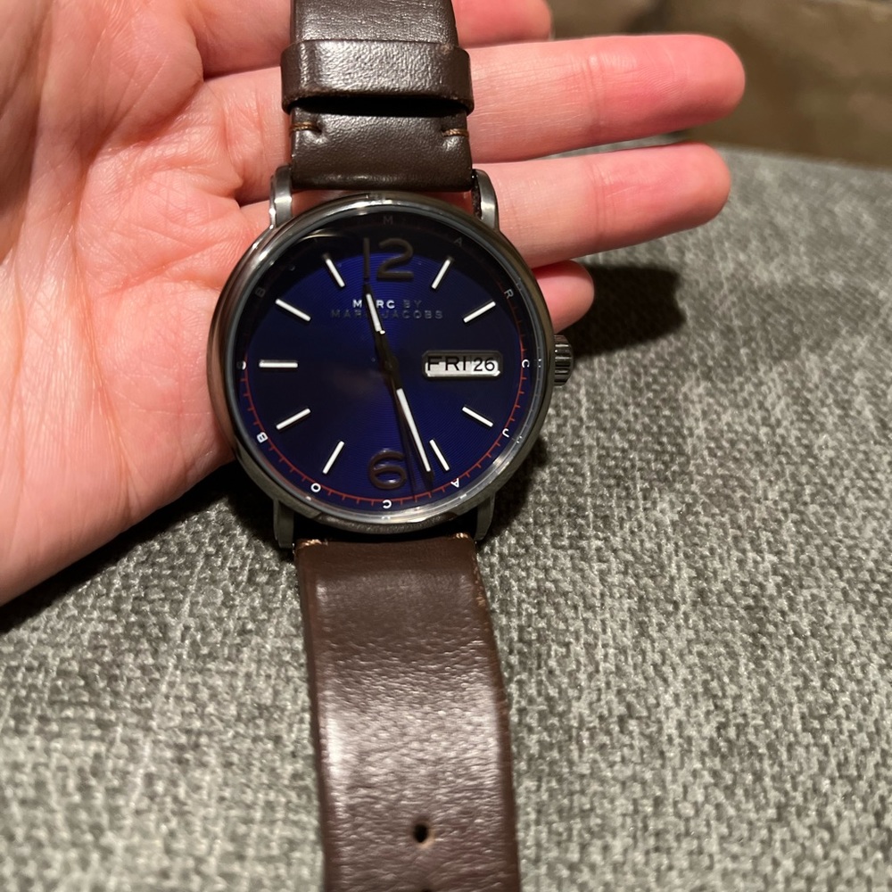 Marc by Marc Jacob Genuine Leather watch
